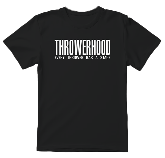 ThrowerHood Letters Tee - 6 Colors