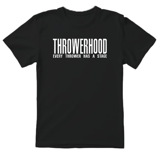 ThrowerHood Letters Tee - 6 Colors