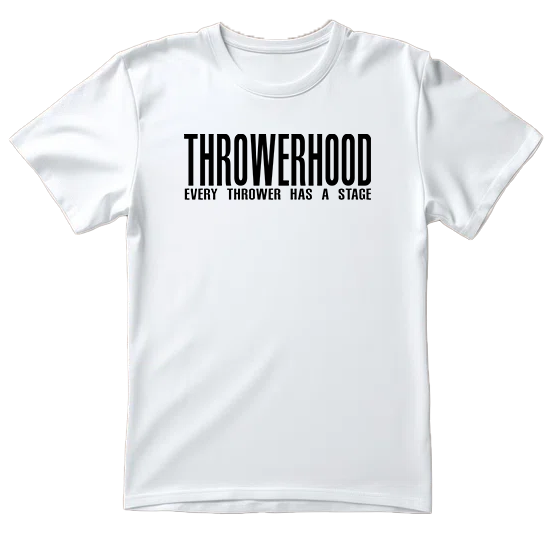 ThrowerHood Letters Tee - 6 Colors
