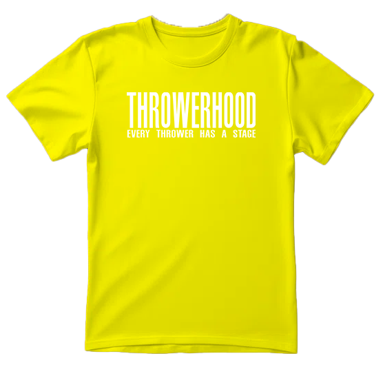 ThrowerHood Letters Tee - 6 Colors